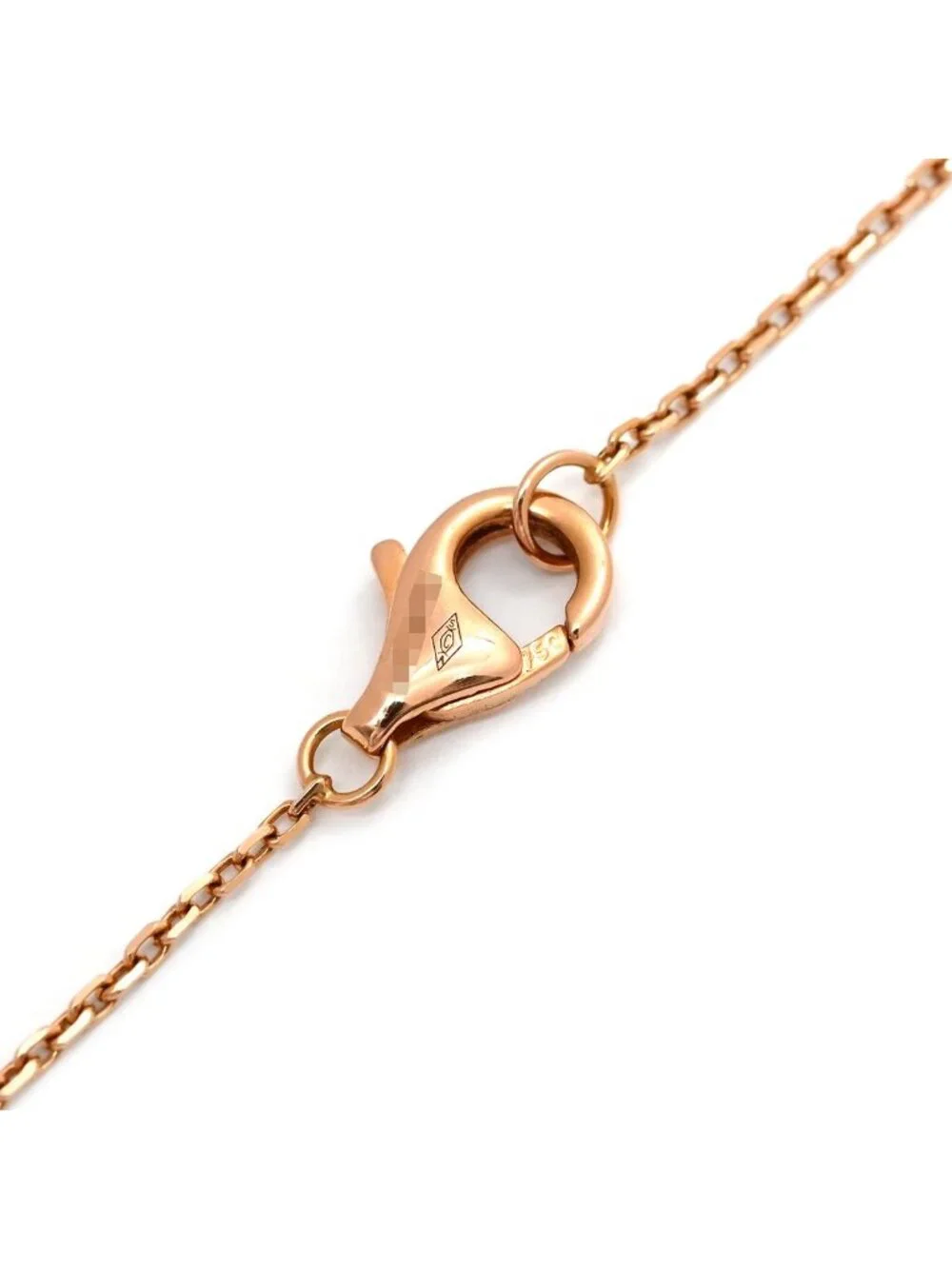 Cartier Necklace Amulette de Cartier XS Orange Pink Gold PG 18k Diamond